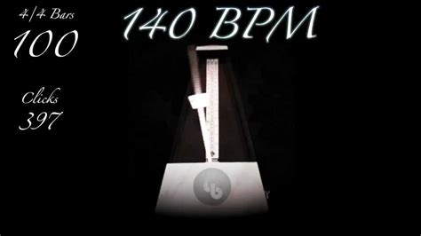 140 BPM - METRONOME - YouTube