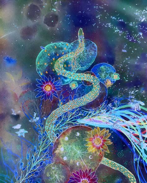 Christine Nguyen, Cosmic Water Snake, 2025 | 532 Gallery