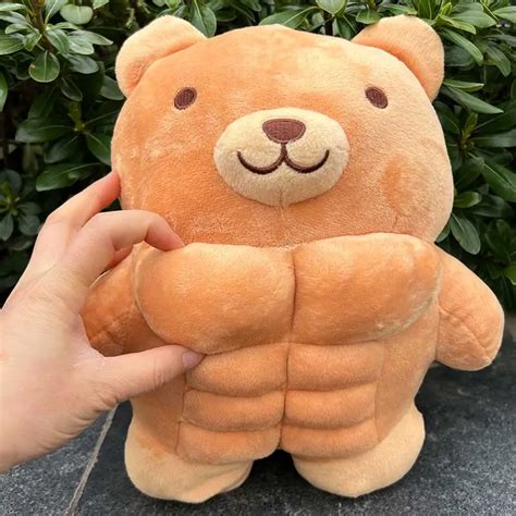 Cute Muscle Body Teddy Bear Plush Toys - Kidz Country: