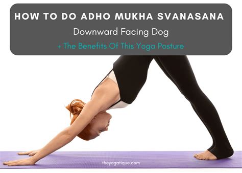 how to do a downward facing dog