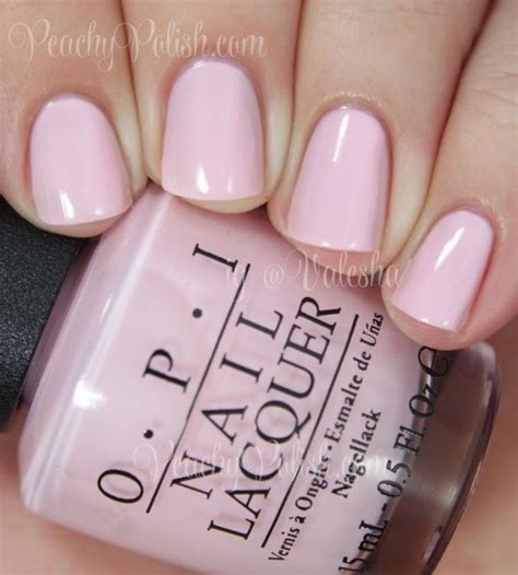 opi “I Love Applause” is a semi-sheer pale pink polish. | How to do ...