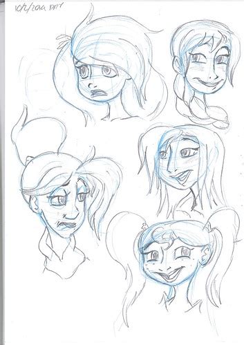 disney feature animation girl faces concepts   pra flickr