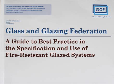 GGF LAUNCHES UPDATED FIRE RESISTANT GLAZING GUIDE | Pro Installer