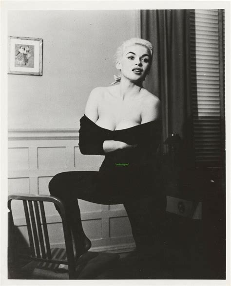 Vint Nude Jayne Mansfield 95987 Glossy Photo | #3785845766