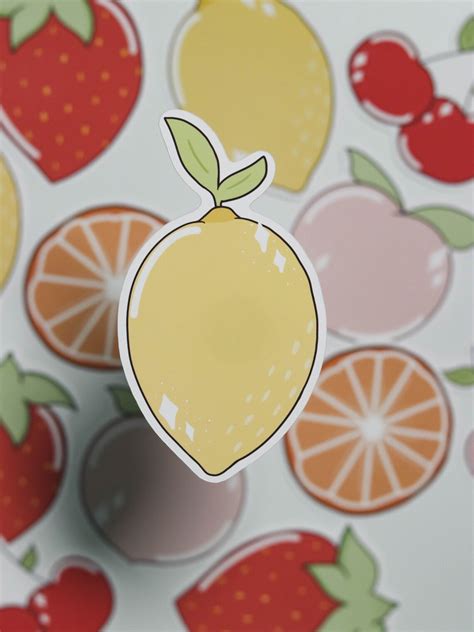 Cute Fruits Aesthetic Stickers Pack COMES WITH | Etsy