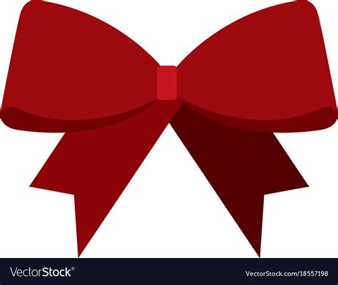 Christmas bow decoration ornament design Vector Image