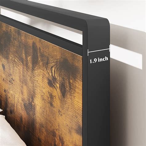Full Bed Frame with 4 Storage Drawers,Metal Platform Bed with Large ...