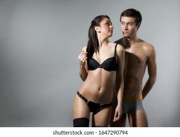 guy girl kissing underwear stock   pictures  images