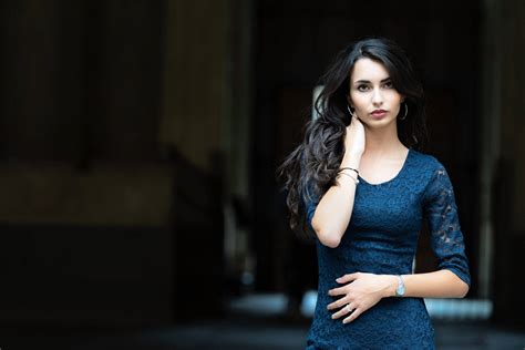 Download Dani Daniels In Dark Hallway Wallpaper | Wallpapers.com