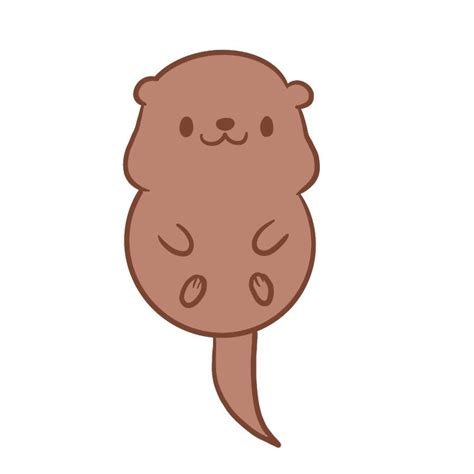 How to Draw a Cute Otter - Draw Cartoon Style!