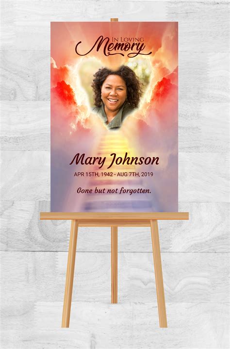 Memorial Poster - 2136 - Memorial Prints - Memorial & Funeral Printing