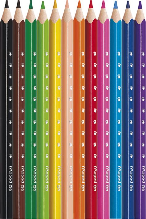 Цветные карандаши Jumbo ColorPeps Pulse, 12 цв. Компания «MAPED»