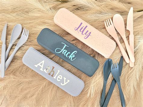 Personalised Cutlery Set | Bee Kind Designs