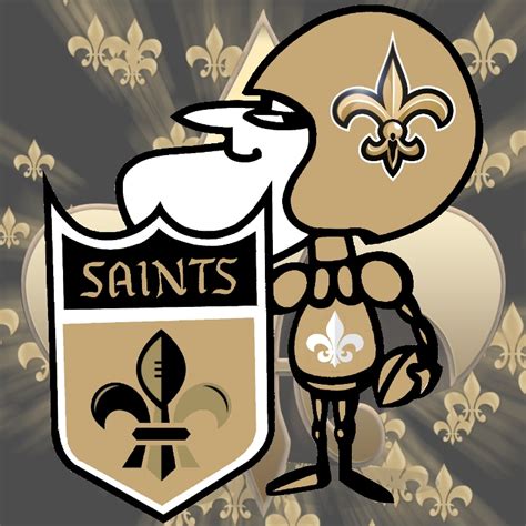 orleans saints sir saint  josuemental  deviantart