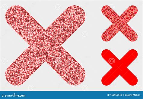 dot vector  cross icons stock vector illustration  abstraction