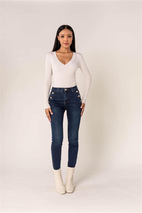 Jeans Femme P217-2-BLEU BRUT Nina Carter | Efashion Paris sur eFashion.