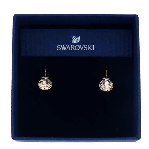 Swarovski Women's Bella Crystal Hoop Earrings - Walmart.com