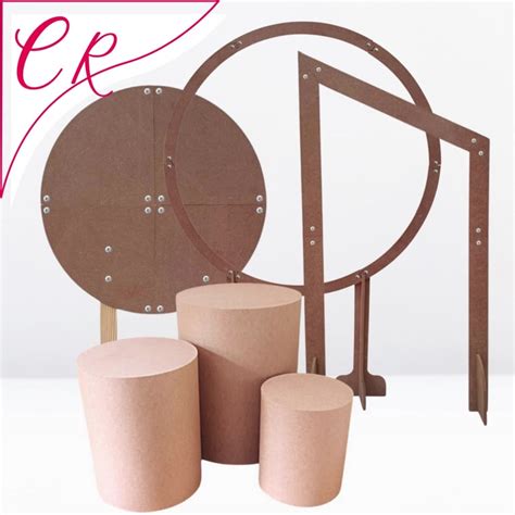 Painel De Festa Em Mdf - Painel de Festa em MDF + Trio de Mesas Redondas para Decoração de ...
