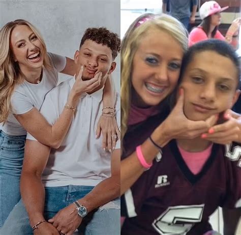 Brittany Mahomes shares braces-laden throwback picture with husband ...