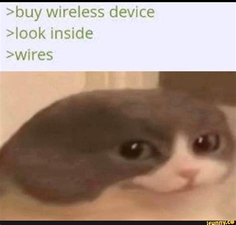 >buy wireless device >look inside >wires - iFunny