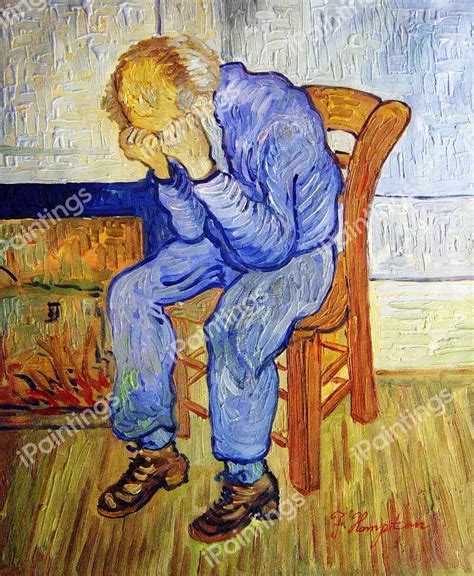 Old Man In Sorrow Painting by Vincent Van Gogh Reproduction ...