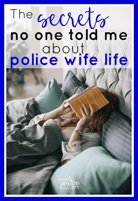 The secrets no one told me about police wife life