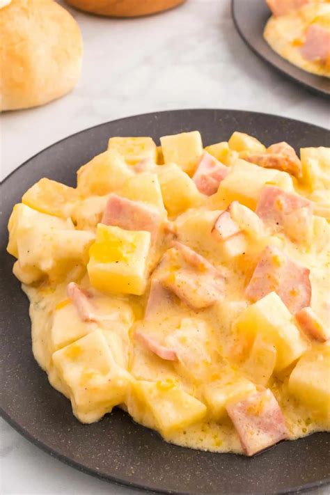 Cheesy Ham and Potato Casserole - THIS IS NOT DIET FOOD