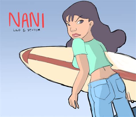 Lilo and Stitch: Nani Doodle by Retro-Robosan on DeviantArt