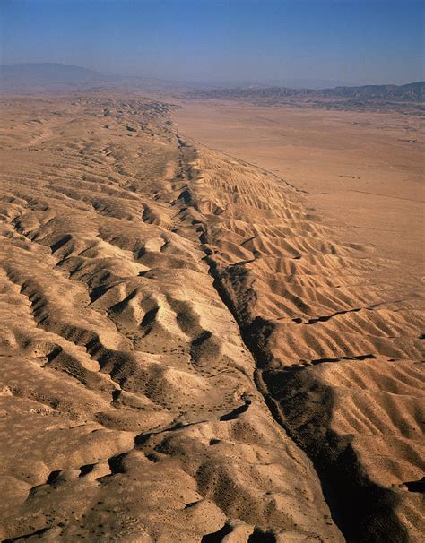 San Andreas Fault, Aerial View Photograph by David Parker - Pixels