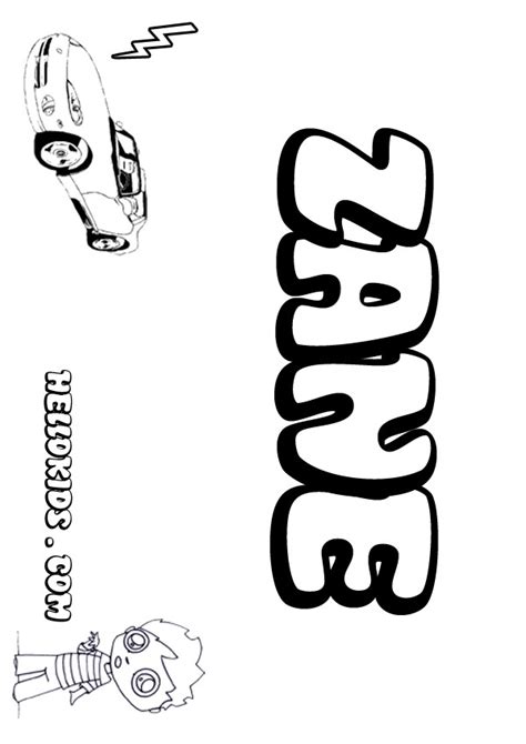 Zane coloring pages - Hellokids.com