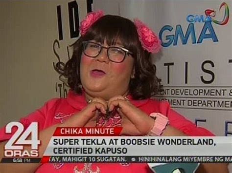 oras super tekla  boobsie wonderland certified kapuso youtube