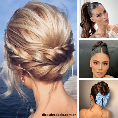 Penteados Presos E Soltos - 55 Penteados com Cabelos presos – Dicas de Cabelo