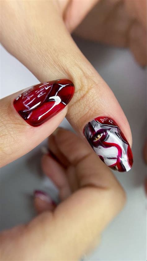 Ногти Хеллоуин Оно | Nail art, Class ring, Nails