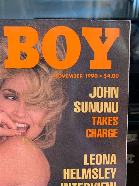 Playboy Magazine | November 1990 | Teri Copley, John Sununu, Leona