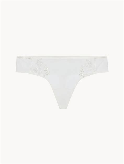 Luxury Cotton Thong in Nude | La Perla