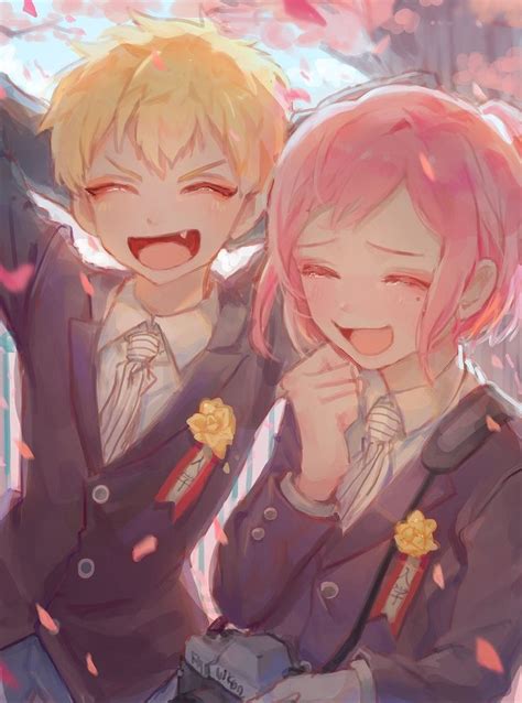 Kou and Mitsuba | Anime, Jibaku shounen hanako-kun, Anime baby