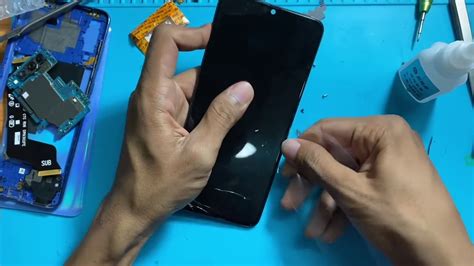 Samsung A70 замена стекла - YouTube