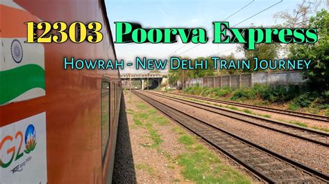 howrah   delhi  poorva express ac  tier journey youtube