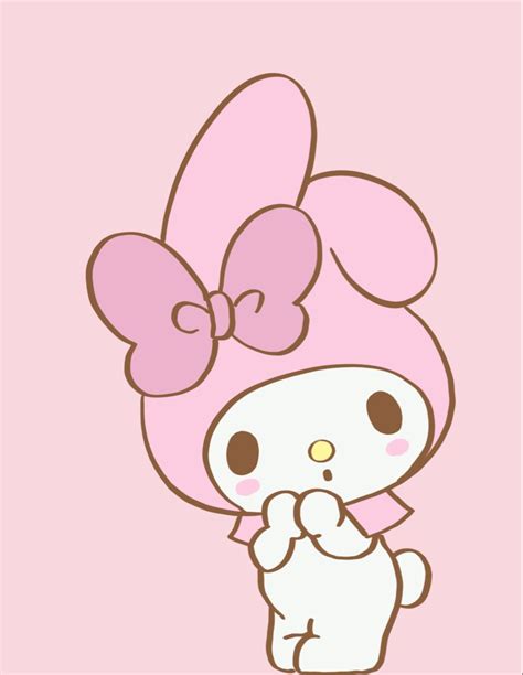 My Melody Wallpaper Hello Kitty Cute Illustration - vrogue.co