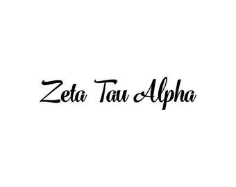 Zeta tau alpha | Etsy