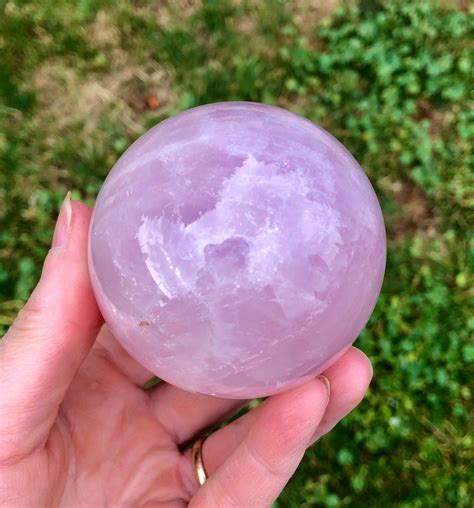 67mm Rose Quartz Sphere Orb Ball Mineral Display Specimen