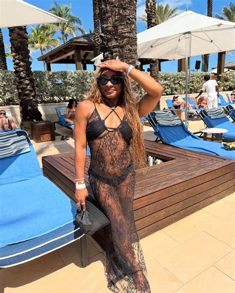 Simone Biles wears a sheer lace dress on Bahamas getaway and more star
