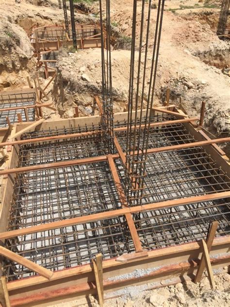 Rebar footing • CrystalVille Group of Companies