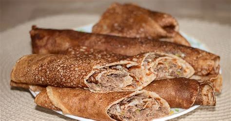 Блины с мясом на ржаной муке рецепт с фото пошаговый от IrinaCooking ...