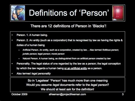 Project Freeman - What Is A Person?