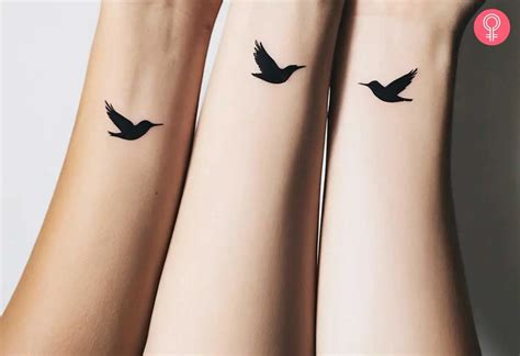 birds wrist tattoo