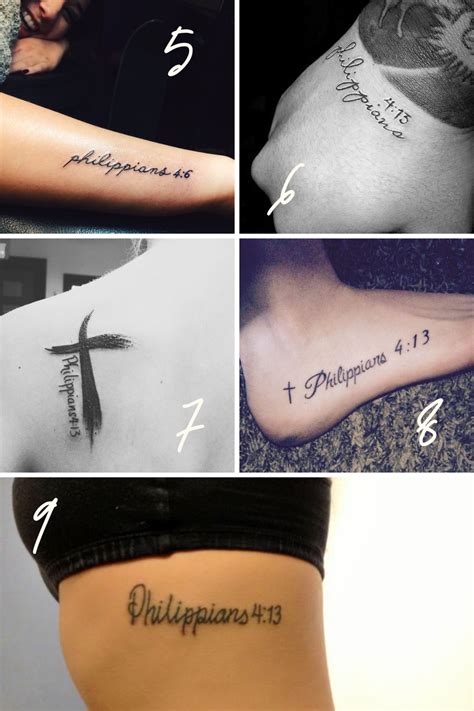 Philippians 4:13 Tattoos + Placement Ideas - Tattoo Glee