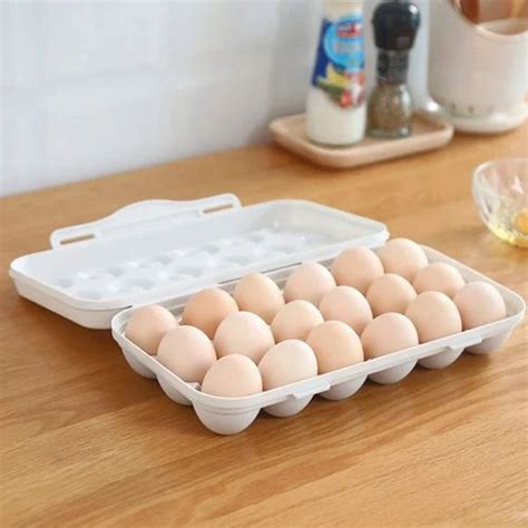 plastic egg holder refrigerator egg container  rs piece egg