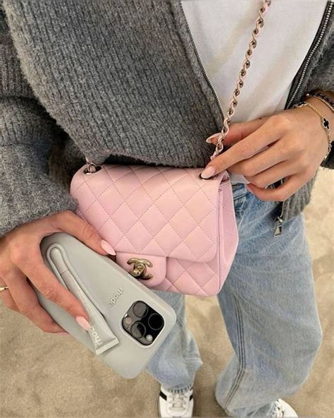 Pin by j’adore on lali in 2024 | Chanel bag outfit, Pink chanel bag, Style