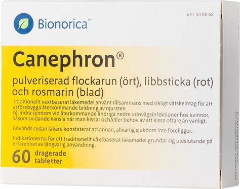 Köp Canephron 60 tabletter - på MEDS.se